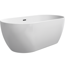 Акриловая ванна Ravak Freedom O 170x80 см, отдельностоящая, овальная, с ножками, со сливом-переливом