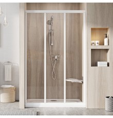 Душевая дверь в нишу Ravak Supernova ASDP3-120 Transparent, 200, профиль белый