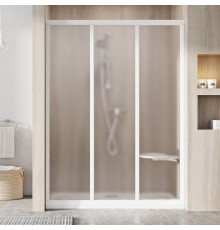 Душевая дверь в нишу Ravak Supernova ASDP3-130, Grape, 200, профиль белый
