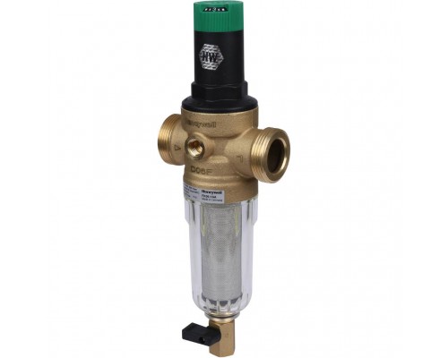 Самопромывной фильтр Honeywell (Resideo Braukmann) FK06-1  AA 100мк  с редуктором  давления (66078)