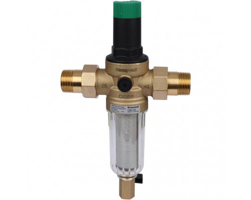Самопромывной фильтр Honeywell (Resideo Braukmann) FK06-1  AA 100мк  с редуктором  давления (66078)