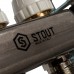 Коллектор из нержавеющей стали в сборе с расходомерами STOUT 4 выхода (SMS 0907 000004)