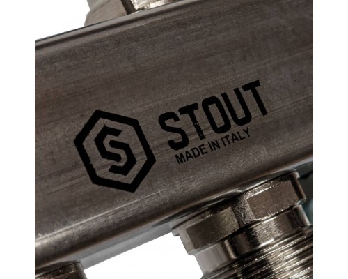 Коллектор из нержавеющей стали для радиаторной разводки STOUT 10 выходов (SMS 0923 000010) Коллектор из нержавеющей стали для радиаторной разводки STOUT 10 выходов (SMS 0923 000010)