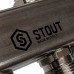 Коллектор из нержавеющей стали для радиаторной разводки STOUT 10 выходов (SMS 0923 000010)