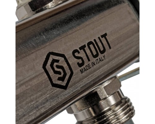 Коллектор из нержавеющей стали для радиаторной разводки STOUT 11 выходов (SMS 0923 000011) Коллектор из нержавеющей стали для радиаторной разводки STOUT 11 выходов (SMS 0923 000011)