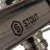 Коллектор из нержавеющей стали для радиаторной разводки STOUT 11 выходов (SMS 0923 000011)
