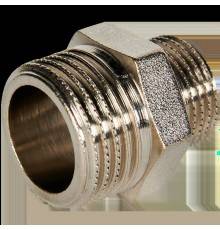 Ниппель НН STOUT переходной никелированный 1/2X3/8 (SFT-0004-001238)