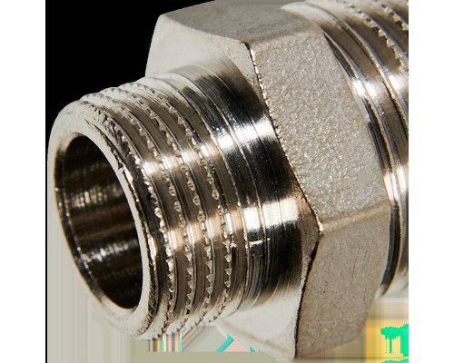 Ниппель НН STOUT переходной никелированный 1/2X3/8 (SFT-0004-001238) Ниппель НН STOUT переходной никелированный 1/2X3/8 (SFT-0004-001238)