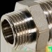 Ниппель НН STOUT переходной никелированный 1/2X3/8 (SFT-0004-001238)