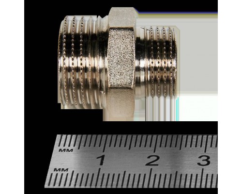 Ниппель НН STOUT переходной никелированный 1/2X3/8 (SFT-0004-001238) Ниппель НН STOUT переходной никелированный 1/2X3/8 (SFT-0004-001238)