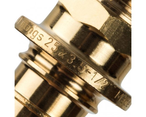 Переходник STOUT с наружной резьбой 25xR 1/2 для труб из сшитого полиэтилена аксиальный (SFA-0001-002512) Переходник STOUT с наружной резьбой 25xR 1/2 для труб из сшитого полиэтилена аксиальный (SFA-0001-002512)