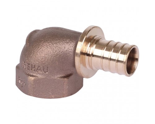 *14563571001(13660981001) REHAU RAUTITAN Угольник-переходник с внутренней резьбой 25-Rp 1 RX+ для труб из сшитого полиэтилена аксиальный (14563571001)