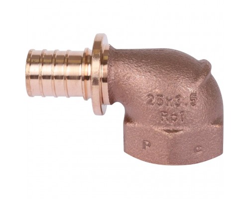 *14563571001(13660981001) REHAU RAUTITAN Угольник-переходник с внутренней резьбой 25-Rp 1 RX+ для труб из сшитого полиэтилена аксиальный (14563571001)