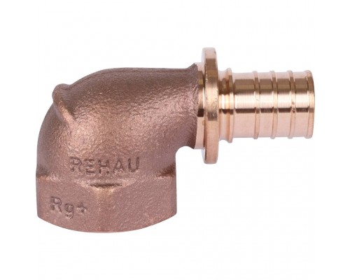 *14563571001(13660981001) REHAU RAUTITAN Угольник-переходник с внутренней резьбой 25-Rp 1 RX+ для труб из сшитого полиэтилена аксиальный (14563571001)