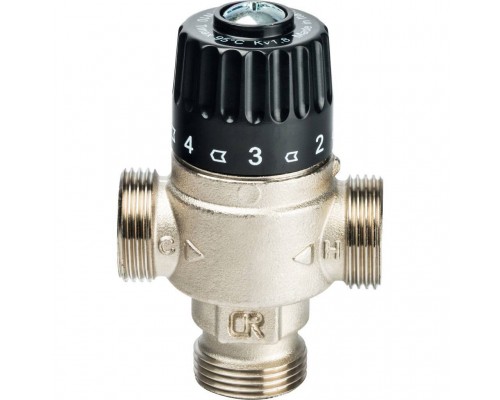 STOUT  Термостатический смесительный клапан для систем отопления и ГВС 3/4   НР   30-65°С KV 1,8 (SVM-0025-186520)