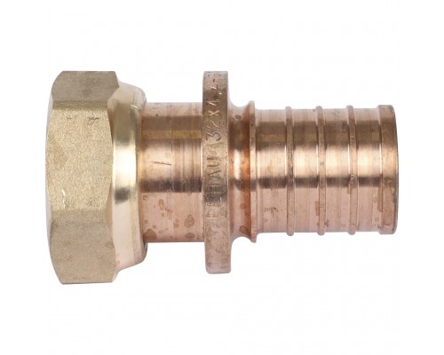 Переходник REHAU RAUTITAN с накидной гайкой 32-G 1 RX+ для труб из сшитого полиэтилена аксиальный (14563411001)