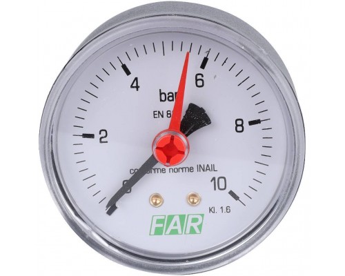 FAR Редуктор хром. 3/4 (НР-НР), с манометром (FA 2815 34) FAR Редуктор хром. 3/4 (НР-НР), с манометром (FA 2815 34)