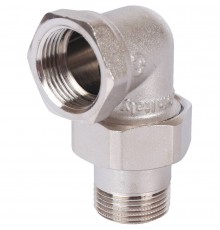 Разъемное угловое соединение STOUT американка ВН, никелированное 3/4 (SFT-0059-000034)