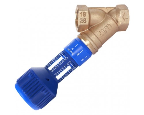 Клапан балансировочный Cimberio 727ОТ 3/4 PN20 BB ручной без изм. ниппелей (CIM 727OT 34)