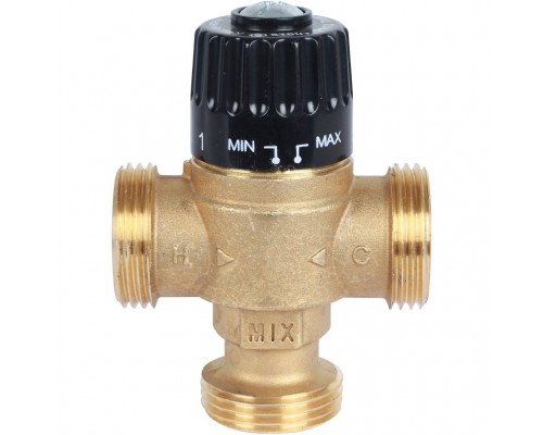 Термостатический смесительный клапан для систем отопления и ГВС STOUT 30-65°С KV 1,8 SVM-0125-186525 (SVM-0125-186525)