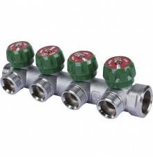 Коллектор регулирующий STOUT 3/4, 4 отвода 3/4 ЕК (SMB-6850-343404)