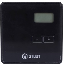Проводной комнатный двухпозиционный регулятор STOUT ST-294v1, черный STE-0101-029412 (STE-0101-029412)