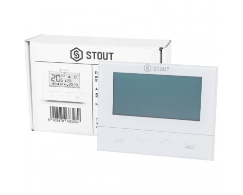 Проводной комнатный двухпозиционный регулятор STOUT ST-292v3, белый STE-0101-029231 (STE-0101-029231)
