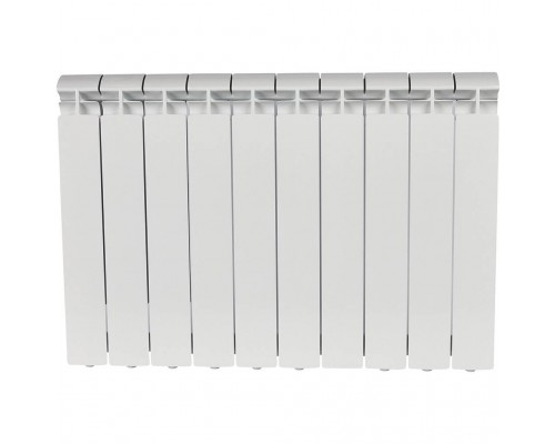 Радиатор алюминиевый STOUT ALPHA 500 10 секций боковое подключение (белый RAL 9016) SRA-2310-050010 (SRA-2310-050010)