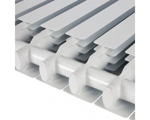 Радиатор алюминиевый STOUT ALPHA 500 10 секций боковое подключение (белый RAL 9016) SRA-2310-050010 (SRA-2310-050010)