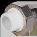 Муфта комбинированная Pro Aqua d=20-1/2 PP-R разъемная (американка) ВР Белая (PA20008)