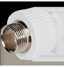 Муфта комбинированная Pro Aqua d= 20-3/4 PP-R НР Белая (PA23010P)
