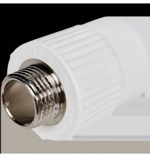 Муфта комбинированная Pro Aqua d= 25-1/2 PP-R НР Белая (PA23012P)