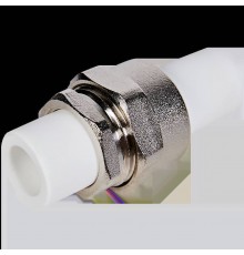 Соединение разъемное комбинированное Pro Aqua d=25-1 PP-R Белое (PA72010)