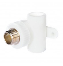 Уголок байпасный Pro Aqua d=20-1/2 PP-R для смесителя НР Белый (PA13812)
