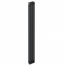 Трубчатый радиатор RIFAR TUBOG 3180/4 секции нижнее подключение DV1 (RAL 9005 матовый) TUB 3180-04-DV1-RAL 9005 K7-М (TUB 3180-04-DV1-RAL 9005 K7-М)