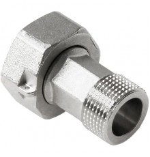 Штуцер Pro Aqua D 3/4 x 1 с накидной гайкой с ушком для пломбы, Н (18-m20x)
