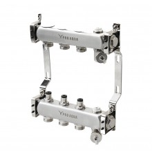 Коллекторный блок с регулировочными клапанами Pro Aqua 3 выхода, 230 мм, 1 x 3/4 (R510MB.03)