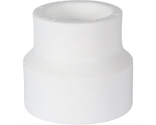 Муфта переходная Политэк 50х40 внутр./внутр. для полипропиленовых труб под сварку (цвет белый) (9000005040)