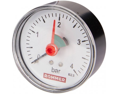 Манометр аксиальный ROMMER с указателем предела 63 мм 1/4 (RIM-0007-630408)