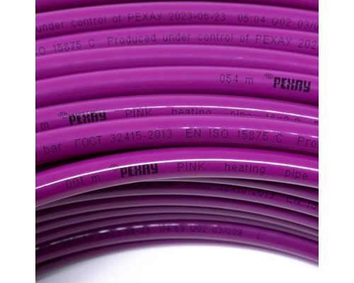 Труба отопительная РЕХАУ PINK 20х2,8 мм, бухта 120 м из сшитого полиэтилена PEX (11360523120)