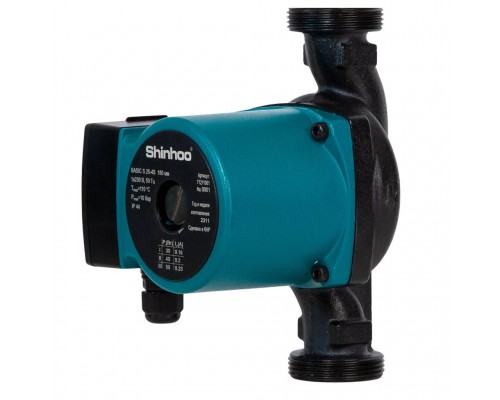 Циркуляционный насос SHINHOO BASIC S 25-8S 180 (71211003) Циркуляционный насос SHINHOO BASIC S 25-8S 180 (71211003)