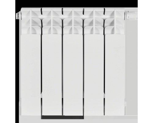 Радиатор биметаллический STOUT TITAN VENTIL 350 5 секций нижнее правое подключение SRB-3320-035005 (SRB-3320-035005)