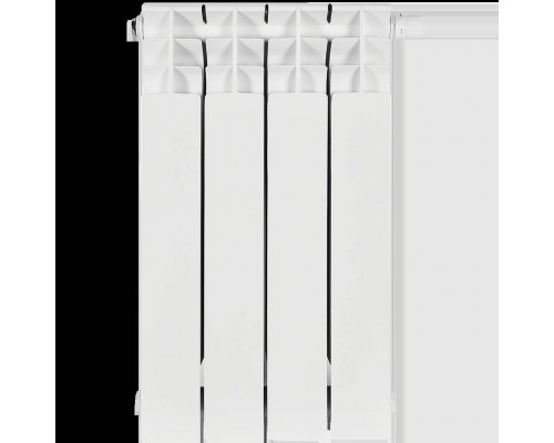 Радиатор биметаллический STOUT TITAN VENTIL 500 4 секции нижнее правое подключение SRB-3320-050004 (SRB-3320-050004)