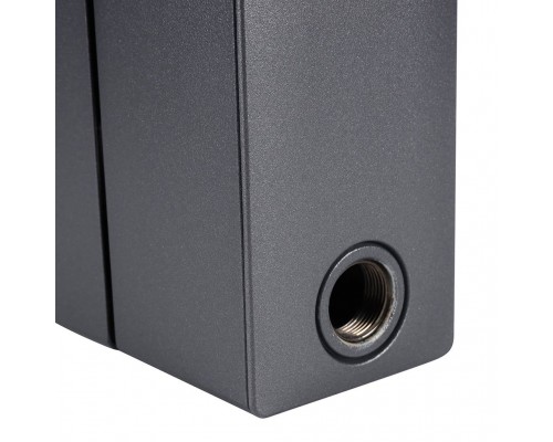 Радиатор биметаллический RIFAR SUPReMO 350 4 секций боковое подключение (Цвет ТИТАН) 4RS35-4-TI (4RS35-4-TI)