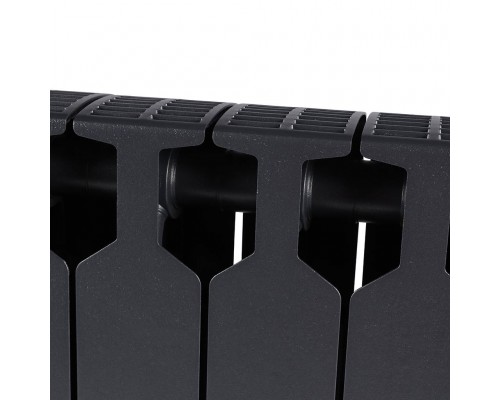 Радиатор биметаллический RIFAR SUPReMO 350 4 секций боковое подключение (Цвет ТИТАН) 4RS35-4-TI (4RS35-4-TI)