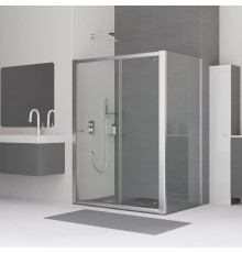Душевой уголок RGW Classic CL-12+70 см (116-121)x70x185 профиль хром, стекло прозрачное