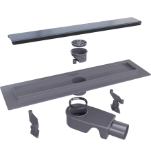 Душевой трап (лоток) RGW Shower Drain SDR-31B 60 см, черный