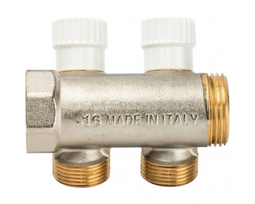 2-х ходовой коллектор LUXOR с перекрывающими кранами CP 452 (G1xG3/4 EK) (68513502)