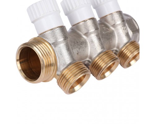 3-х ходовой коллектор LUXOR с перекрывающими кранами CP 453 (G1xG3/4 EK) (68513503 )