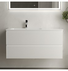 Тумба с раковиной Sancos Snob R 100 см, L, bianco